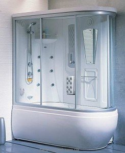 Паровий гидробокс лівий Appollo А - 0737 170х90х220 з ванною