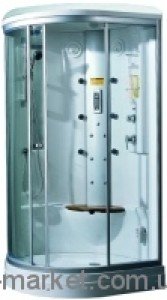 Паровий гидробокс правий Appollo А - 0842C 110х90х223 з низьким піддоном