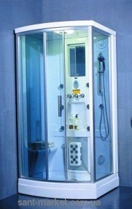 Паровий гидробокс Appollo SU-1280 120х92х223 з низьким піддоном