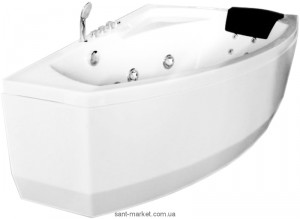 Ванна гідромасажна акрилова кутова Appollo 150х100х63 АТ-9038R права