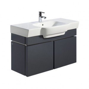 Тумба под раковину Kolo Varius 100 подвесная 95.8х36.2х52.6 графит 89126000