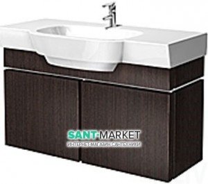 Тумба під раковину Kolo Varius 80 підвісна 75.8х36.2х52.6 венге 89073000