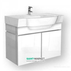 Тумба під раковину Kolo Varius 100 підвісна 95.8х36.2х52.6 білий глянець 89072000