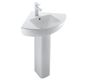 Раковина для ванної на п'єдестал Jacob Delafon колекція Odeon Up біла E4710-00