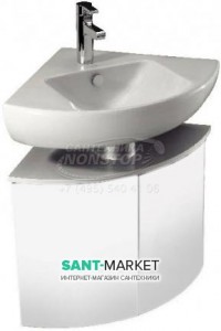 Тумба під раковину Jacob Delafon Odeon Up підвісна кутова 68х48х51 білий EB864-HU