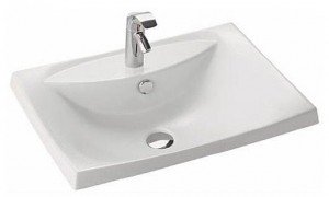 Раковина для ванної вбудована Jacob Delafon колекція Escale біла E1289