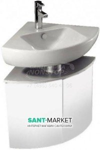 Тумба под раковину Jacob Delafon Odeon Up подвесная угловая 68х48х51 белый EB864-HU