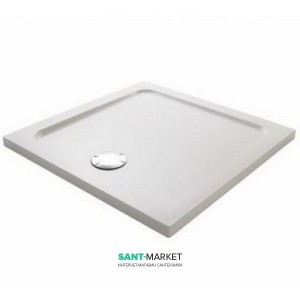 Душевой поддон акриловый квадратный Jacob Delafon 90х90х4 белый Е62442-00