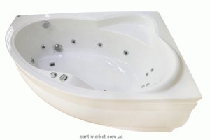 Ванна с гидро и аэромассажем PoolSpa Europa 170х115х64 PHAD110SS2C0381 Silver 2  Salsa
