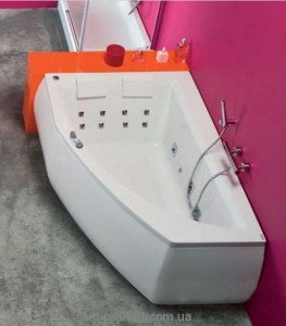 Ванна з гідро і аеромасажем PoolSpa Aquamarina 175х120х69 PHAJ810KS1C1808 Silver 1 Salsa
