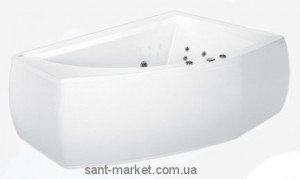 Ванна з гідро і аеромасажем PoolSpa Aquamarina 175х120х69 PHAJ710KEHC1505 Effects Navi