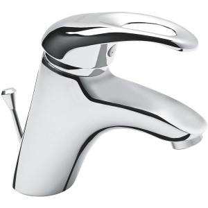 Смеситель для раковины однорычажный с донным клапаном Ferro коллекция Milano хром BRM2