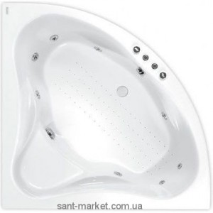 Ванна акриловая угловая PoolSpa коллекция Francja 140х140х64 PWS3210ZN000000 + ножки