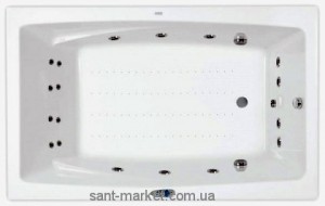 Ванна с гидро и аэромассажем PoolSpa Fantasy 185х115х61 PHP1H10KO2C1536 Economy 2  Mambo