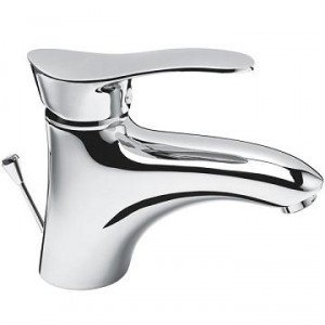 Змішувач для раковини одноважеля з донним клапаном Ferro колекція Padwa хром BTP2