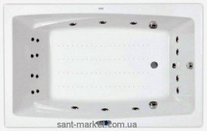 Ванна акриловая PoolSpa Fantasy 185х115х61 PWP1H10ZSS00000 Sensualight + хромотерапия