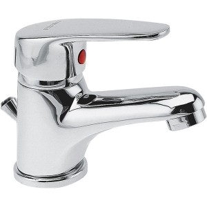 Смеситель для раковины однорычажный с донным клапаном Ferro коллекция Smile хром BSM2