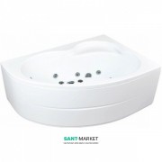 Ванна гидромассажная акриловая угловая PoolSpa Mistral 170х105 R правая система Economy 1 PHA4T10SO1C0000 