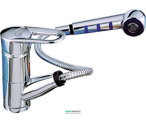 Смеситель для кухни с выдвижной лейкой Ferro Napoli однорычажный BRN 8