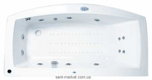 Ванна акрилова прямокутна PoolSpa колекція Quarzo 180х190х61 PWPJ410ZS000000