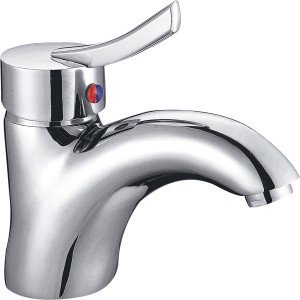 Смеситель для раковины однорычажный с донным клапаном Ferro коллекция Werona хром BTW2