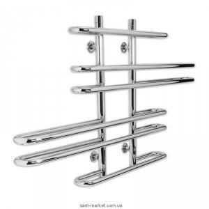 Водяний полотенцесушитель Laris колекція Діана П дизайнерський 1050х620х130 хром 71207084