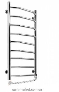Електричний полотенцесушитель Laris Вікторія П9 Е 530х900х35 драбинка хром 73207018