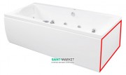 Панель для ванны PoolSpa Windsor бічна 85 см акрил білий PWOCA10KO000000