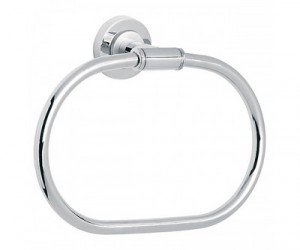 Ferro Torrente Круглий держатель рушників хром / сатин B11