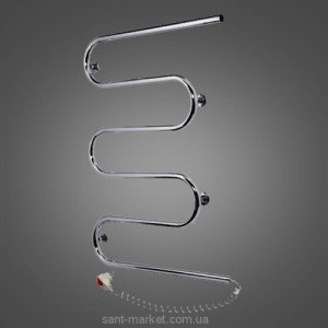 Електричний полотенцесушитель Laris Змійовик 25 РС5 Е 600х825х35 змійка хром 73207043