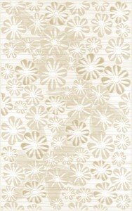 декор Церсаніт Ейфорія Квітка 2 25x35 Б'янко