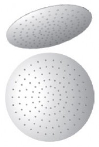 Лейка для верхнього душа з тропічним душем Saneko колекція Paradise Relax хром LD-11.R02-250