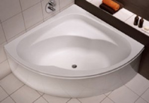 KOLO INSPIRATION Акриловая угловая ванна 140*140см с ножками XWN3040000