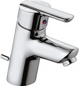 Змішувач для раковини одноважеля з донним клапаном Kludi колекція Almera хром 333810581