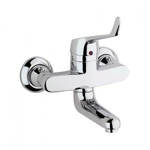 Змішувач для раковини одноважеля настінний Kludi колекція Medi Mix хром 331130564