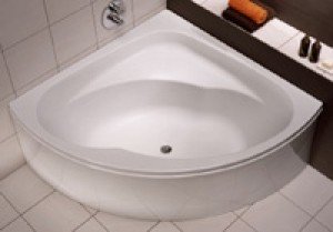 KOLO INSPIRATION Акриловая угловая ванна 140*140см с ножками XWN3040000