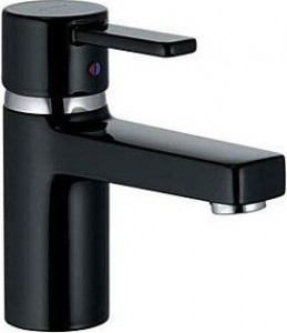 Змішувач для раковини одноважеля Kludi колекція Zenta чорний 382518675