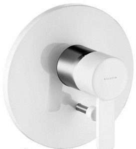 Змішувач прихований (вбудований) Kludi колекція Zenta білий 386509175