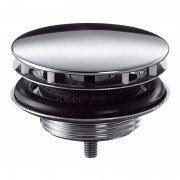 Донный клапан для раковины Hansgrohe с фиксированной крышкой хром 50001000