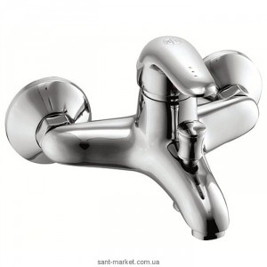 Смеситель однорычажный для ванны с коротким изливом KFA коллекция Kroma хром 544-030-00