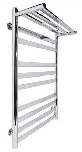 Водяний полотенцесушитель Laris колекція Кватро П драбинка 530х820х237 хром з полицею 71207566