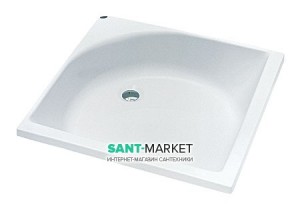 Душевой поддон акриловый квадратный Kolo DEEP 80х80х23 белый XBK0380000