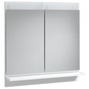 KERAMAG 4U дзеркало з підсвічуванням і поличкою 804080