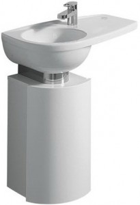Тумба під раковину Keramag Joly права підвісна 24х29.5х48 білий 800050