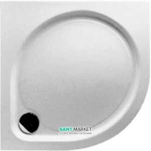 Душовий піддон акриловий чверть кола KERAMAG Primera 100х100х6.5 білий 652140