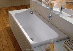 Ванна акриловая прямоугольная Keramag коллекция Flow 180x80х46 651905