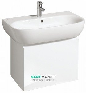 Тумба під раковину Keramag 4U підвісна 40х38.8х46.5 білий матовий 804140