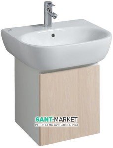 Тумба під раковину Keramag 4U підвісна 40х38.8х46.5 світлий дуб 804141