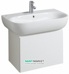 Тумба под раковину Keramag 4U подвесная 60х38.8х46.5 белый матовый 804160