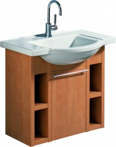 Тумба під раковину Keramag Vitelle підвісна 70х34х67 вишня 810030